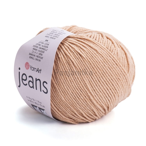 Włóczka Jeans 07 ciepły beżowy