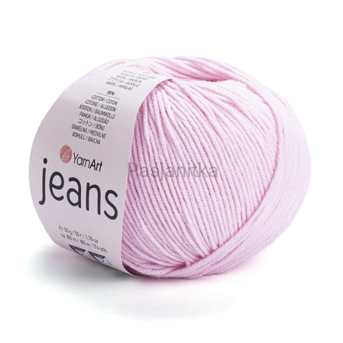 Włóczka Jeans 18 jasny róż