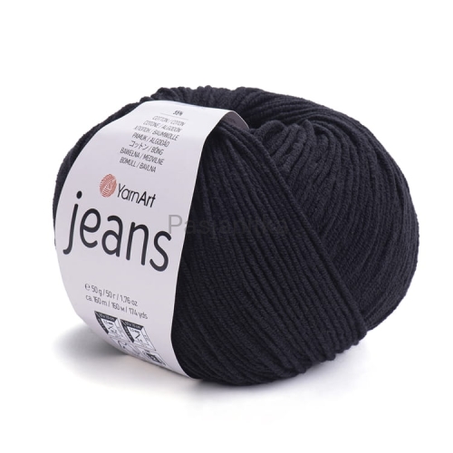 Włóczka Jeans 53 czarny