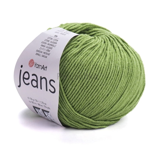 Włóczka Jeans 69 zielony