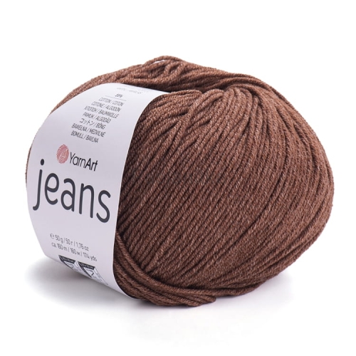 Włóczka Jeans 70 brąz