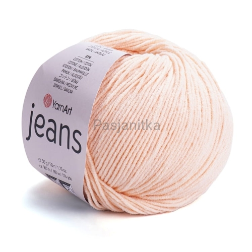 Włóczka Jeans 73 cielisty / brzoskwinia