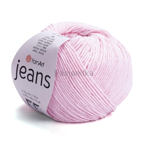 Włóczka Jeans 74 jasny róż