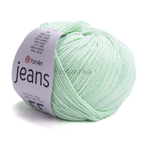 Włóczka Jeans 79 mięta