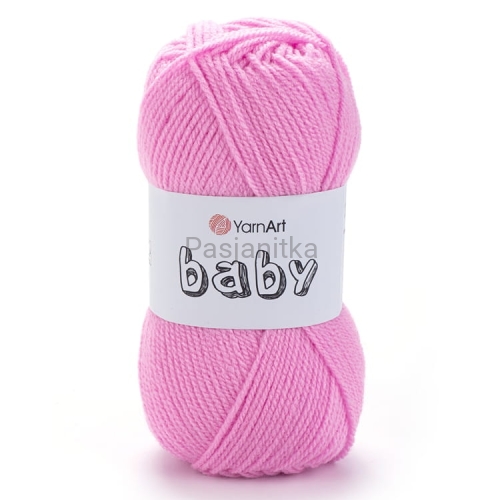 Włóczka Baby Yarn Art 10119 jasny róż