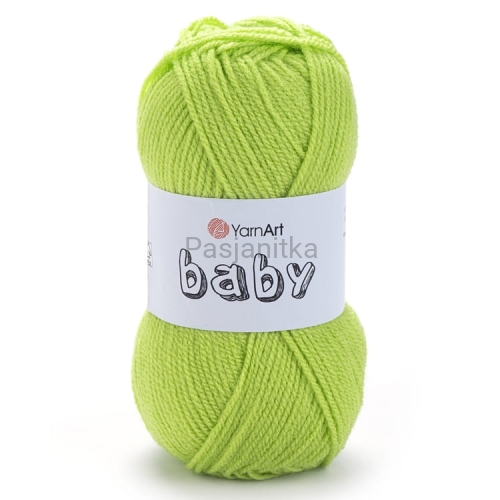 Włóczka Baby Yarn Art 13854 jasny zielony
