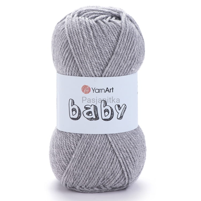 Włóczka Baby Yarn Art 195 szary