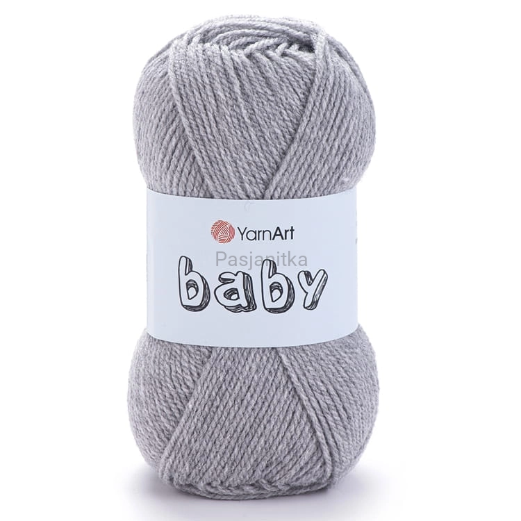 Włóczka Baby Yarn Art 195 szary