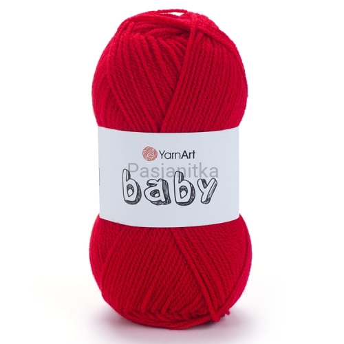 Włóczka Baby Yarn Art 156 czerwony