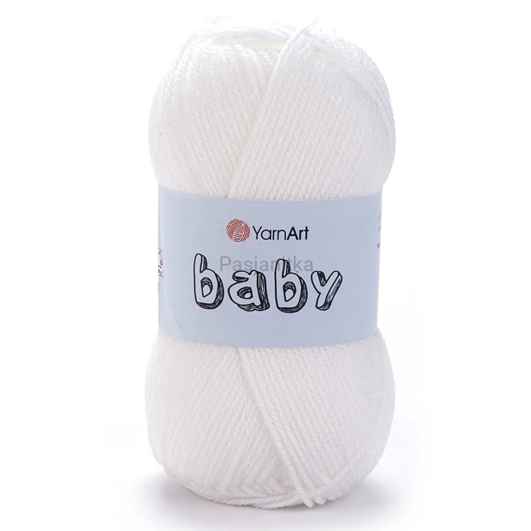 Włóczka Baby Yarn Art 501 biały