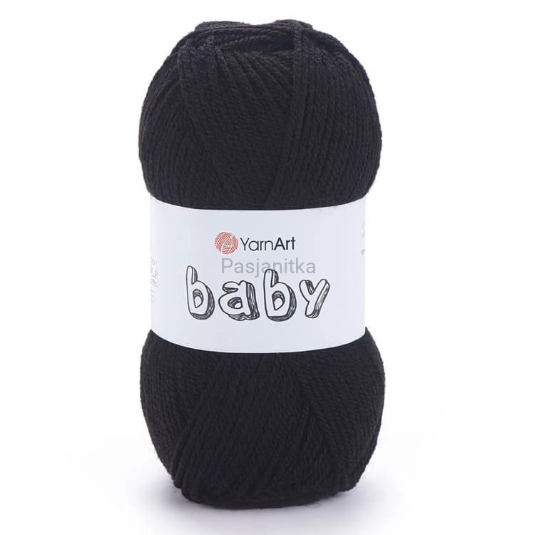 Włóczka Baby Yarn Art 585 czarny