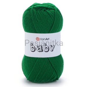 Włóczka Baby Yarn Art 338 zielony