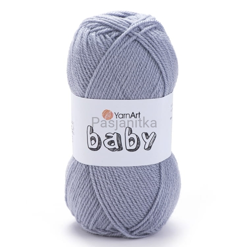 Włóczka Baby Yarn Art 3072 szaro-niebieski