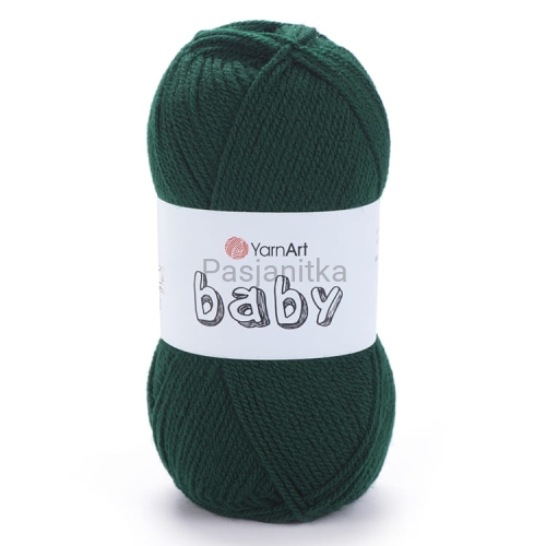 Włóczka Baby Yarn Art 590 butelkowa zieleń