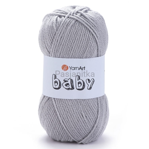Włóczka Baby Yarn Art 855 jasny szary