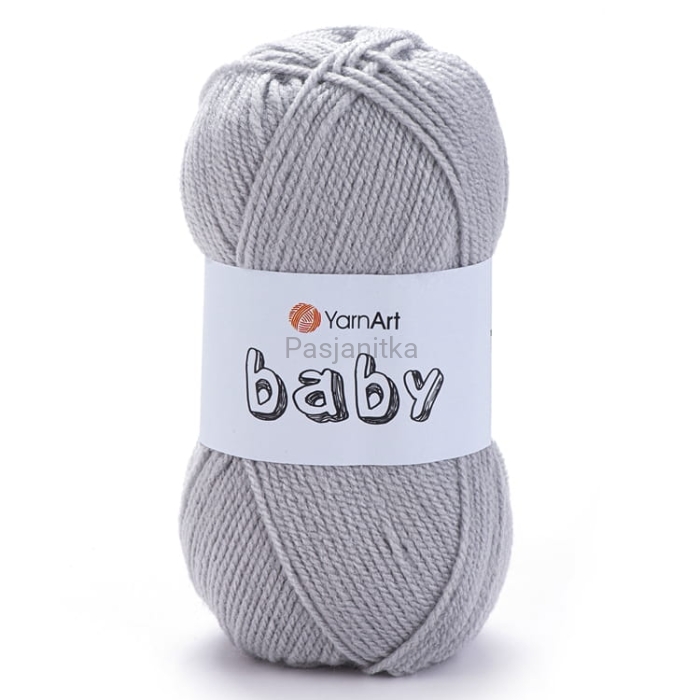 Włóczka Baby Yarn Art 855 jasny szary