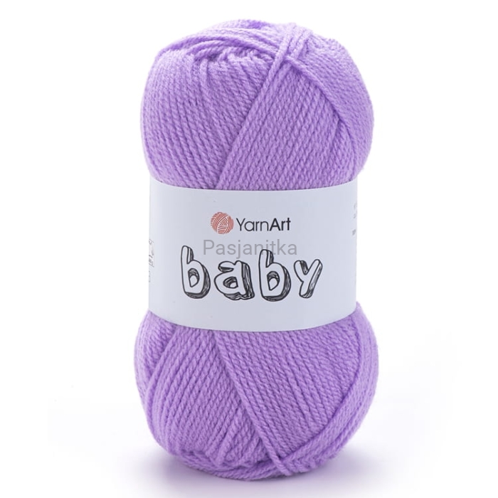 Włóczka Baby Yarn Art 9560 jasny fiolet