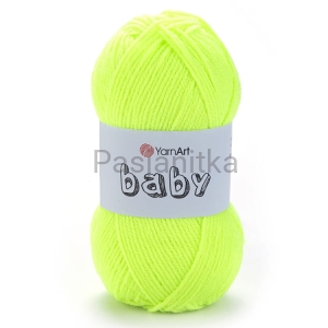 Włóczka Baby Yarn Art 8232 jasny zielony neon