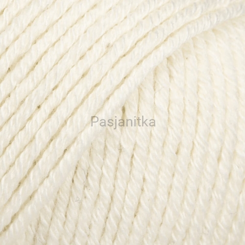 Włóczki Drops Cotton Merino / 01 biały