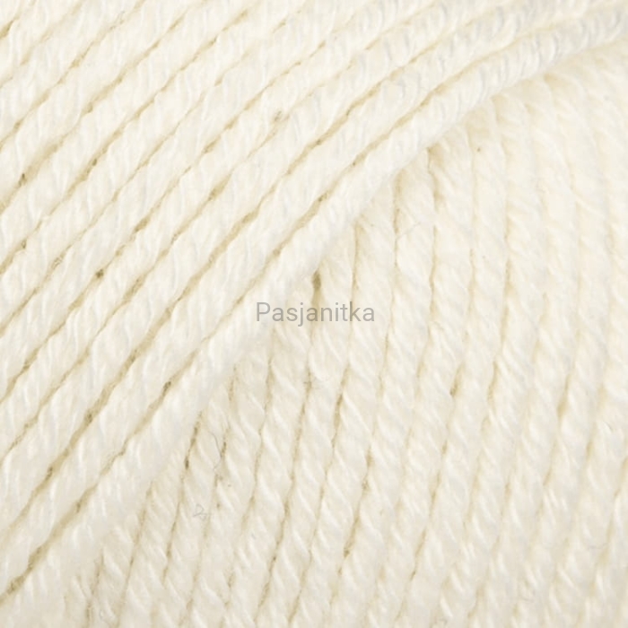 Włóczki Drops Cotton Merino / 01 biały