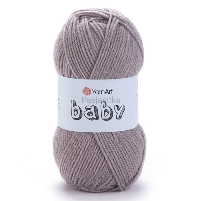 Włóczka Baby Yarn Art 857 szaro-beż