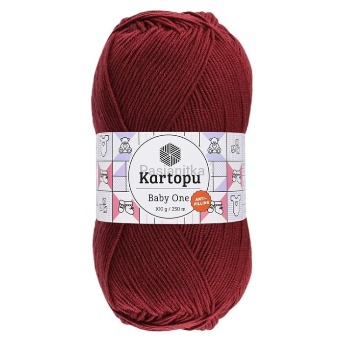 Włóczka Baby One 1105 bordo