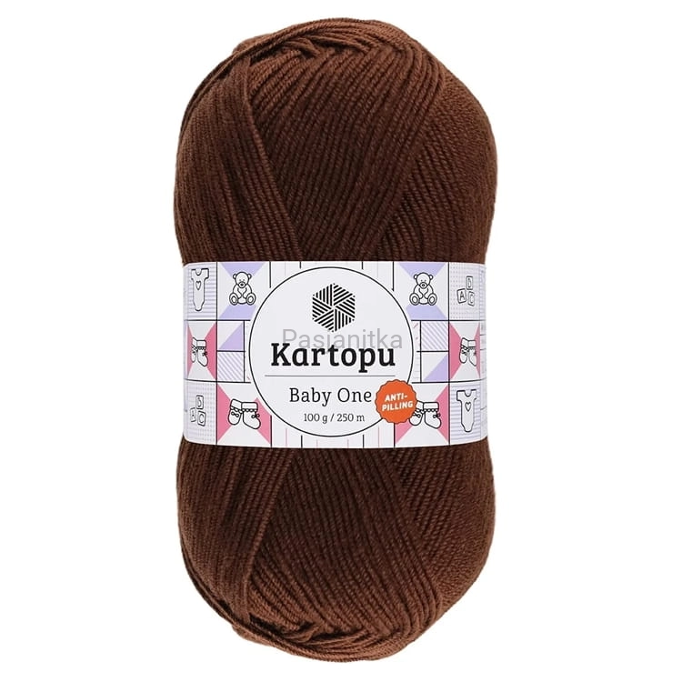 Włóczka Baby One 890 brąz