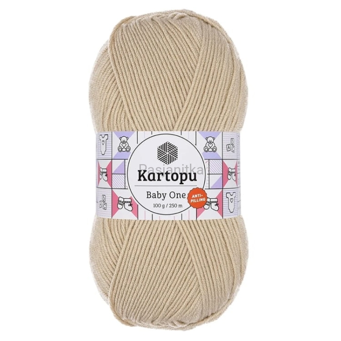 Włóczka Baby One 855 ciepły jasny beż