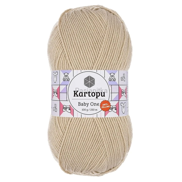 Włóczka Baby One 855 ciepły jasny beż