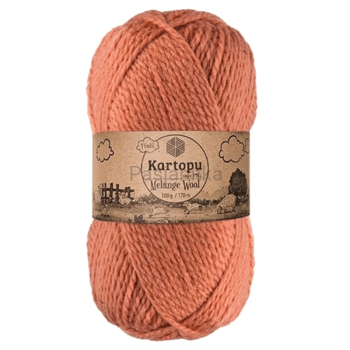 Włóczka Melange Wool 784 morela