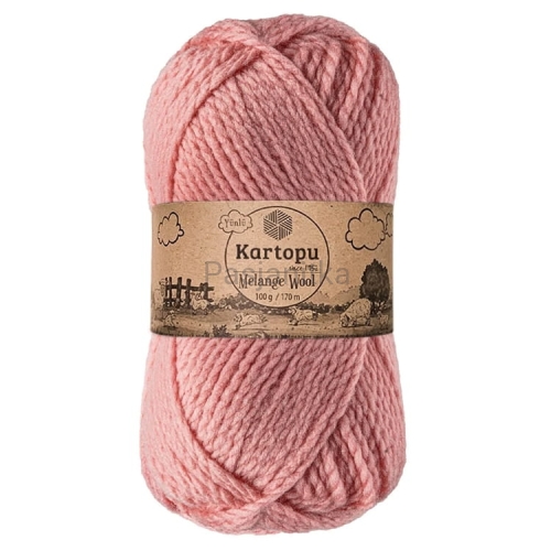 Włóczka Melange Wool 2116 różowy