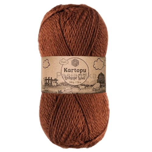 Włóczka Melange Wool 1892 brązowy