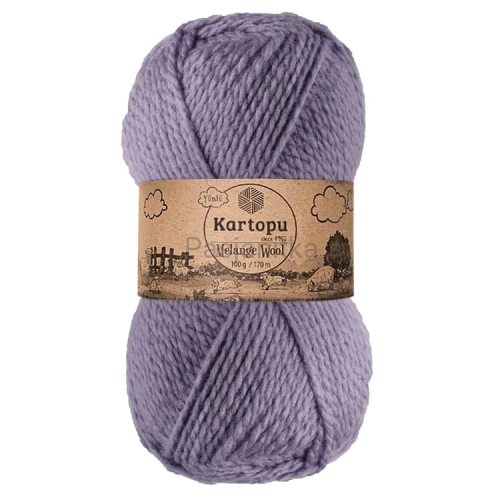 Włóczka Melange Wool 711 jasny fiolet