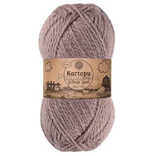 Włóczka Melange Wool 713 blady fiolet