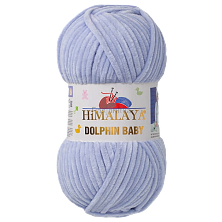 Włóczka Dolphin Baby 344 stalowy błękit