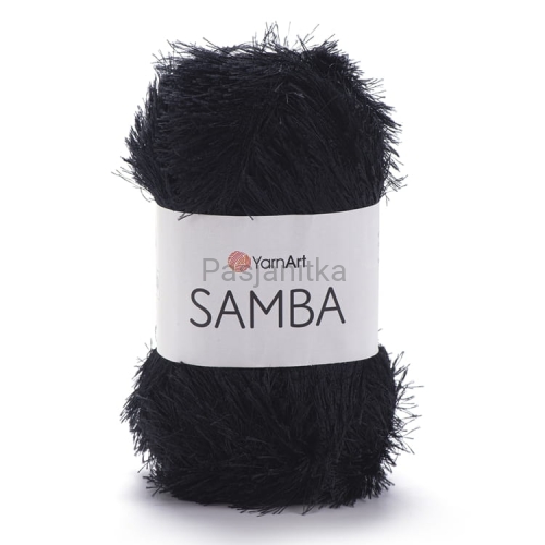 Włóczka Samba 02 czarny