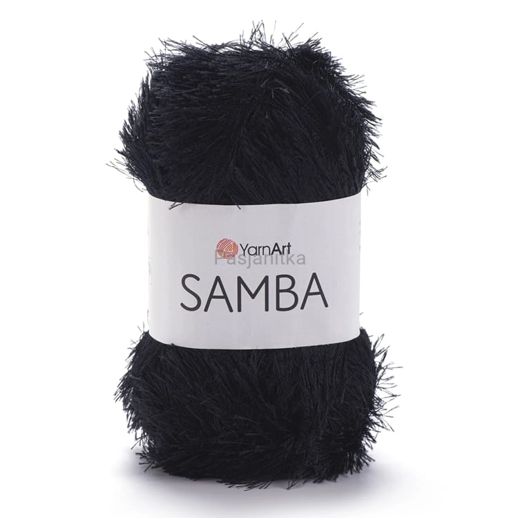 Włóczka Samba 02 czarny