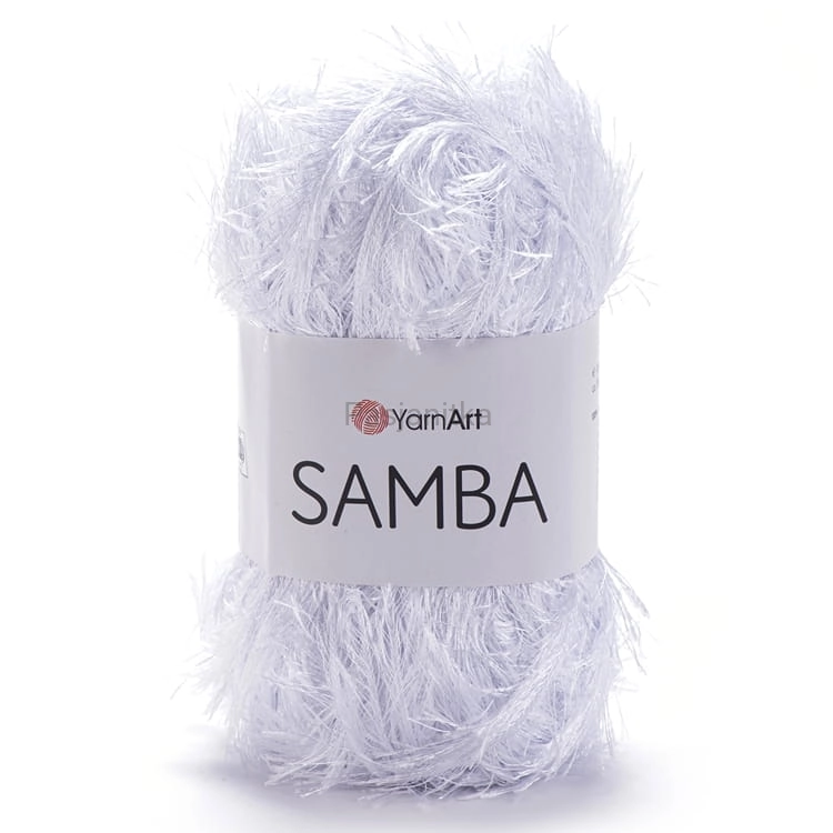 Włóczka Samba 501 biel optyczna