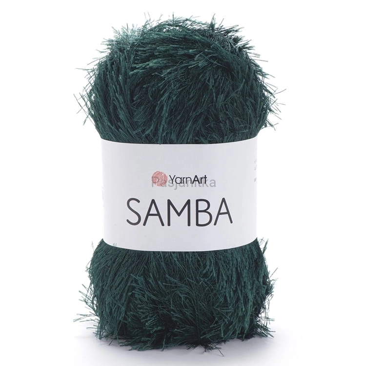 Włóczka Samba 590 butelkowa zieleń