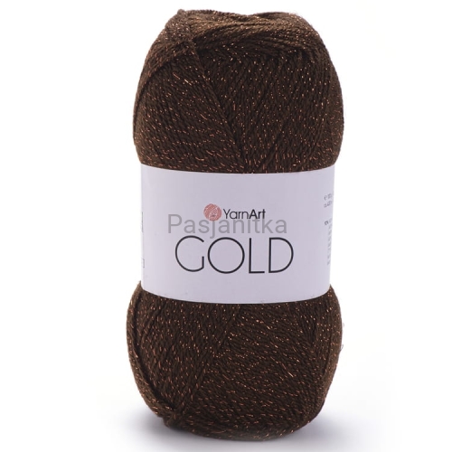 Włóczka Gold Yarn Art 9032 brązowy