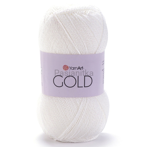 Włóczka Gold Yarn Art 9362 biały