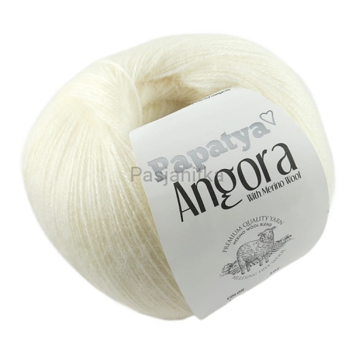 Włóczka Papatya Angora 1200 śmietanka