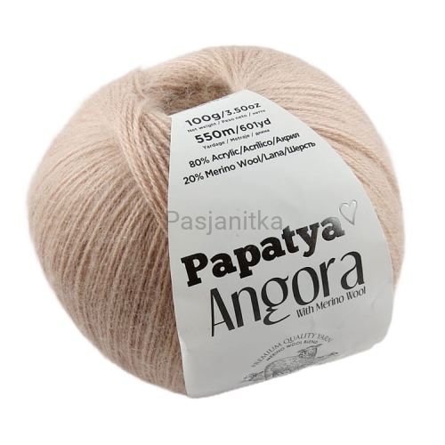 Włóczka Papatya Angora 4180 jasny beż