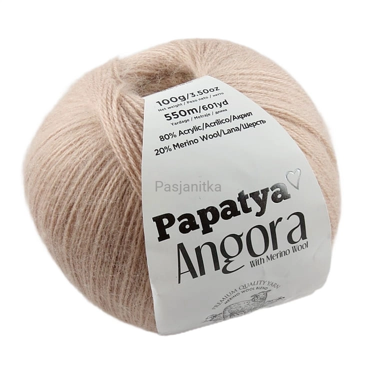 Włóczka Papatya Angora 4180 jasny beż