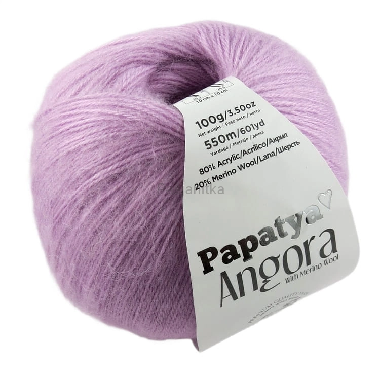 Włóczka Papatya Angora 5410 liliowy