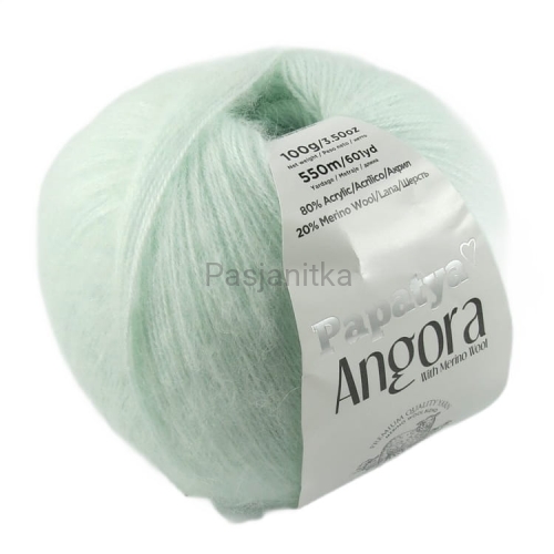 Włóczka Papatya Angora 5605 jasna mięta