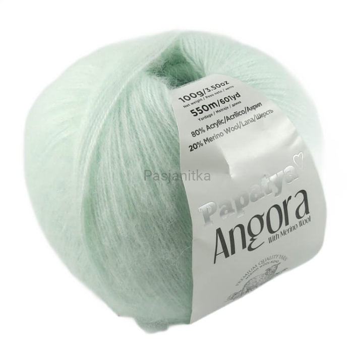 Włóczka Papatya Angora 5605 jasna mięta
