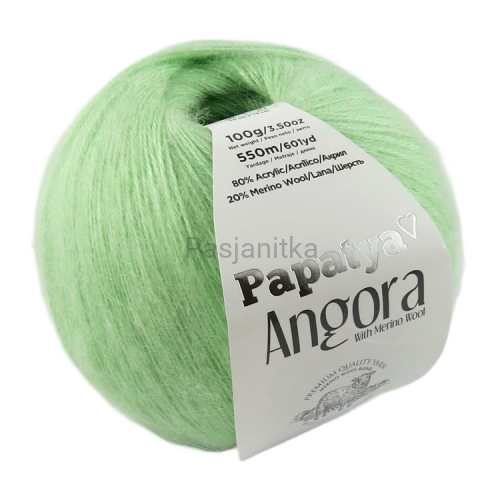 Włóczka Papatya Angora 6530 mięta