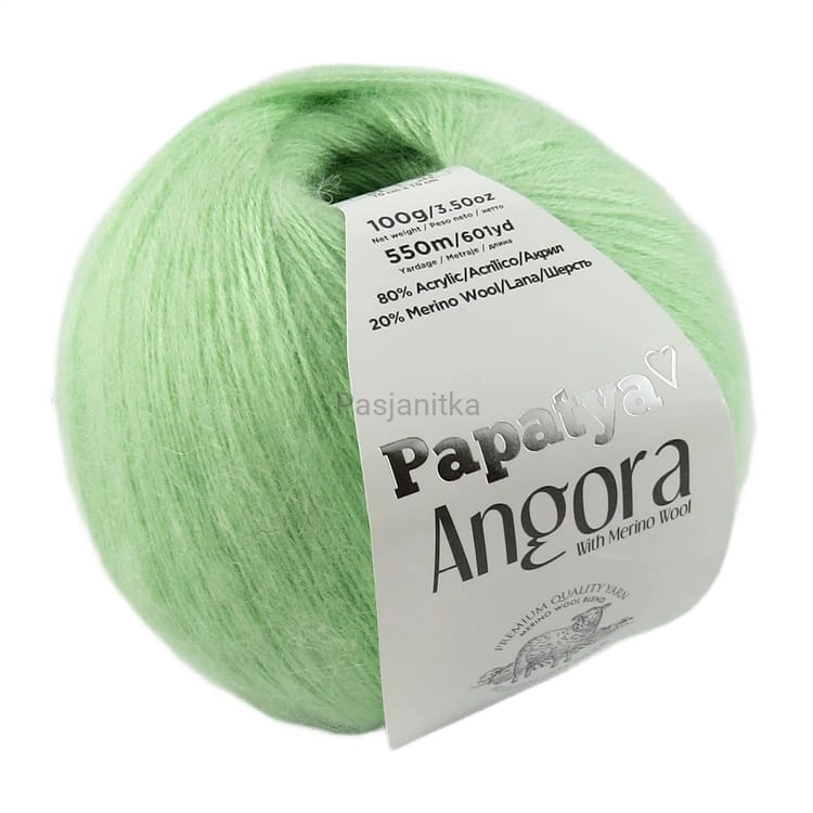 Włóczka Papatya Angora 6530 mięta
