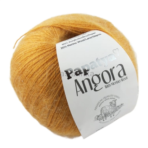 Włóczka Papatya Angora 8740 musztarda